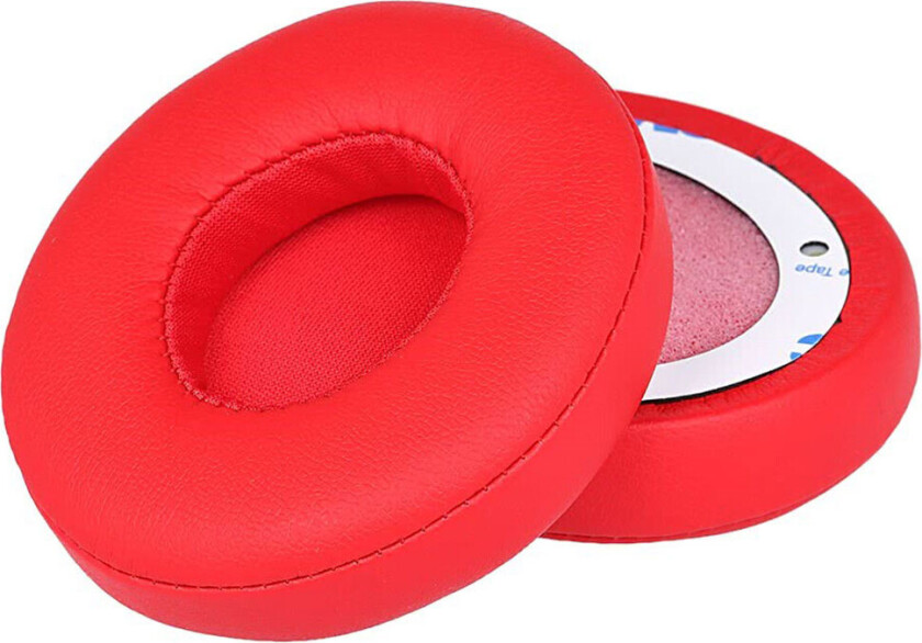 2stk Beats Solo 2/3 Øre Pad PUte - Rød