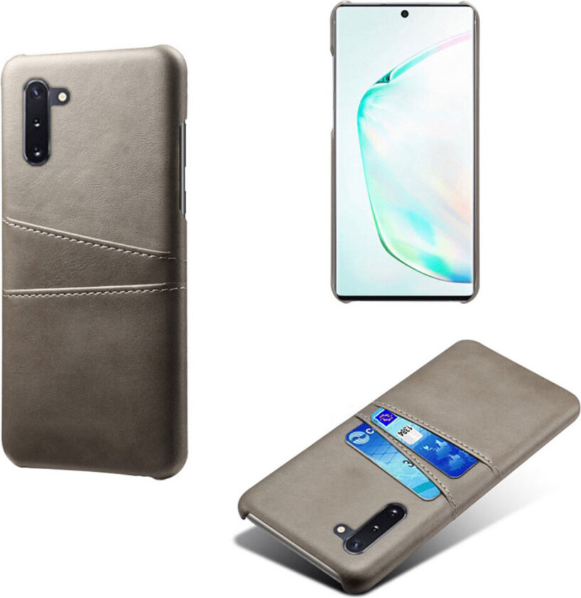 Dual Card Samsung Galaxy Note 10 deksel - Grå