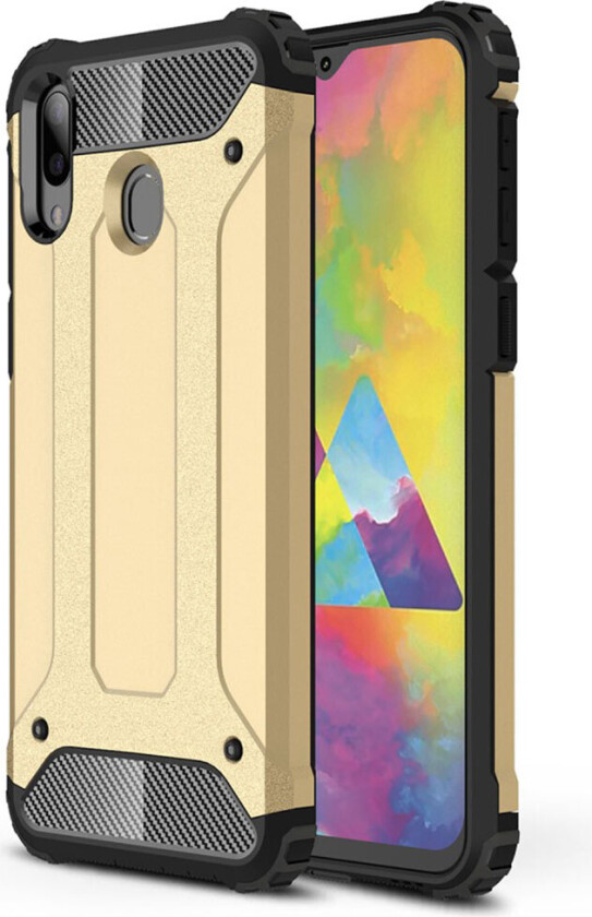 Armour Guard Samsung Galaxy M20 deksel - Gull