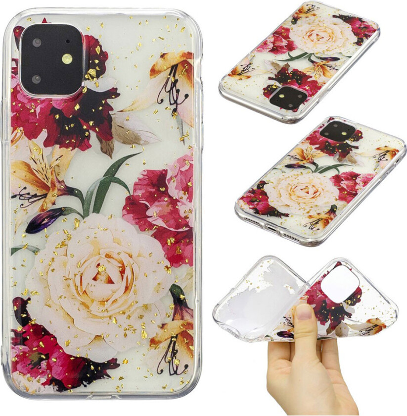 Deco iPhone 11 Pro Max deksel - Vakre blomster
