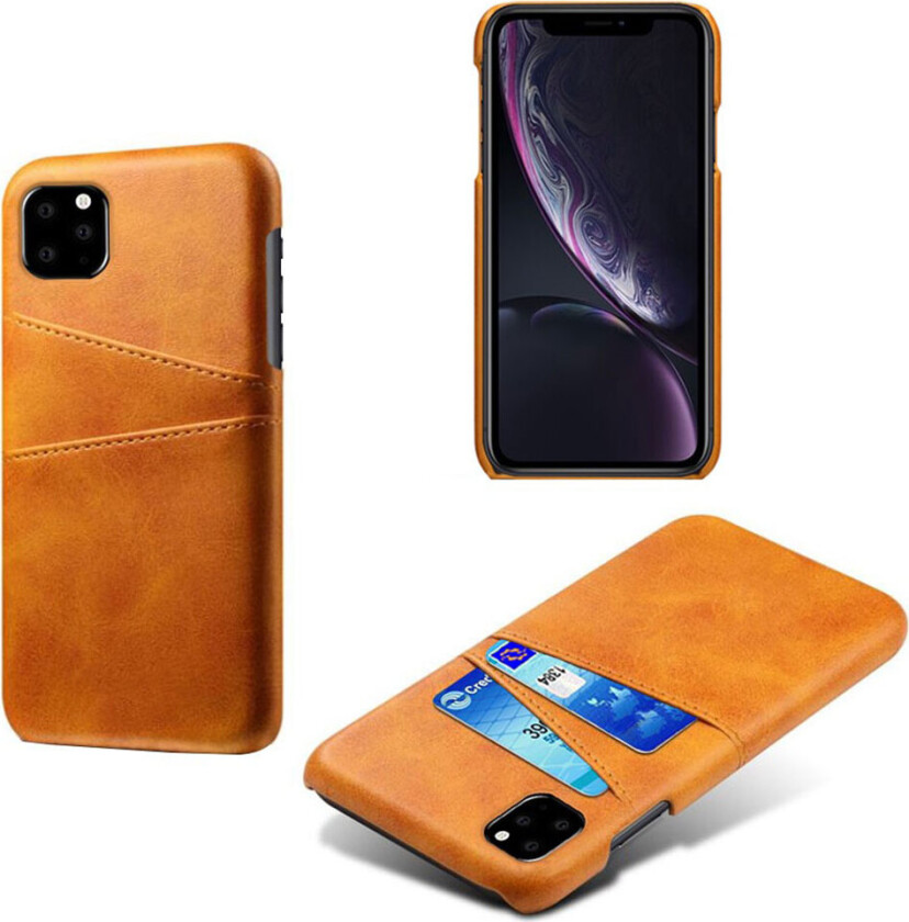 Dual Card iPhone 11 Pro Max deksel - Oransje