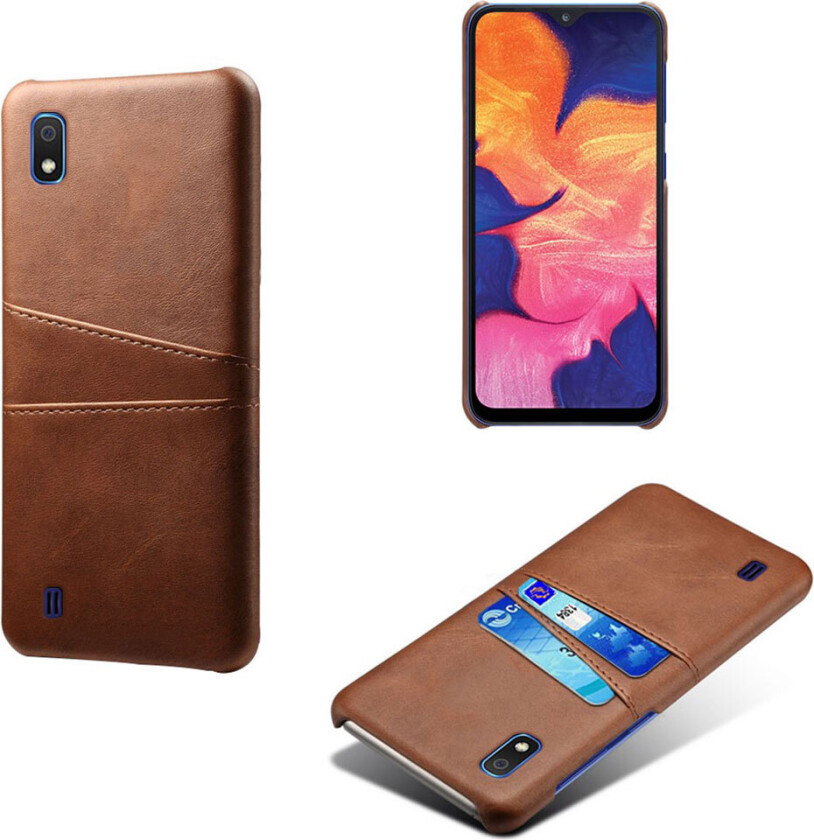 Dual Card Samsung Galaxy A10 deksel - Brun