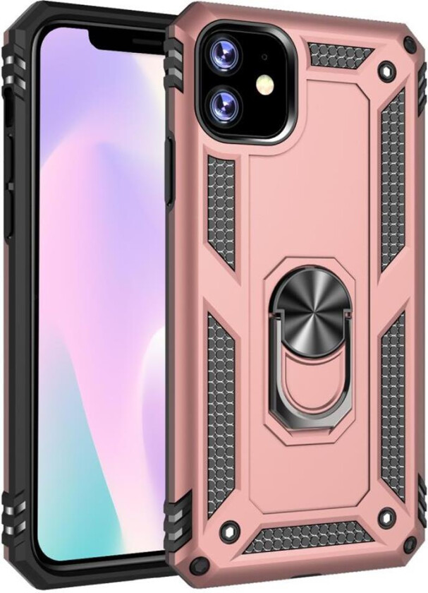 Bofink Combat iPhone 11 deksel - Rose gull