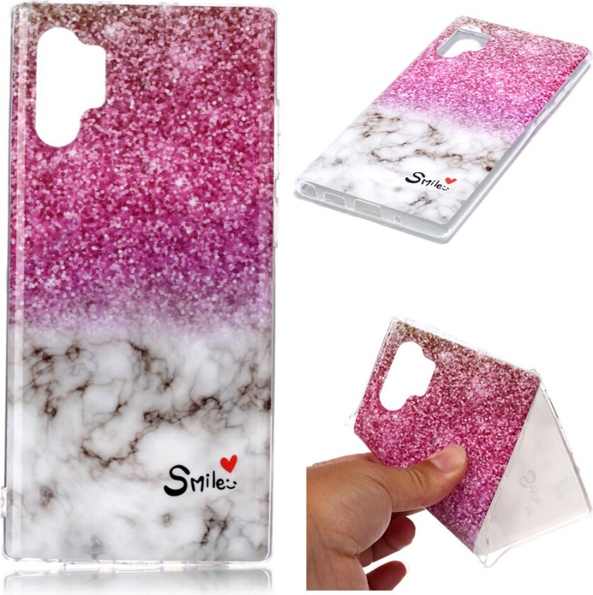 Marble Samsung Galaxy Note 10 Pro deksel - Glittrende marmormønster