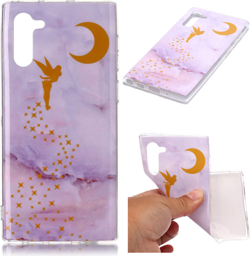 Marble Samsung Galaxy Note 10 deksel - alv måne mønster