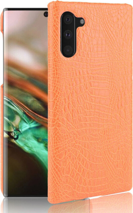Croco Samsung Galaxy Note 10 deksel - Oransje