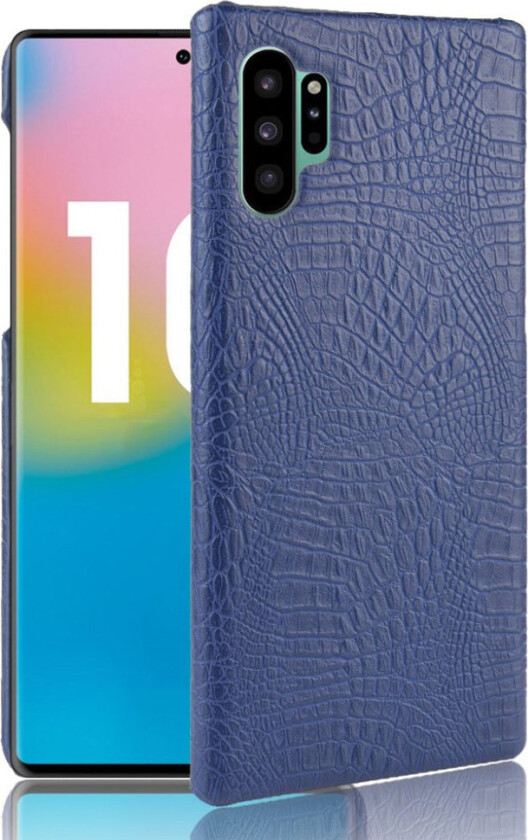 Croco Samsung Galaxy Note 10 Pro deksel - Blå