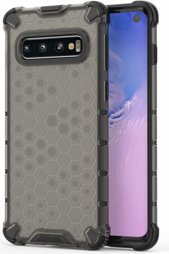 Bofink Honeycomb Samsung Galaxy S10 deksel - Svart