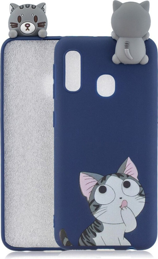 Cute 3D Samsung Galaxy A20e deksel - Katt