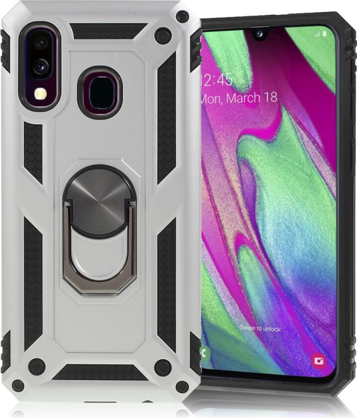 Bofink Combat Samsung Galaxy A40 deksel - Sølv