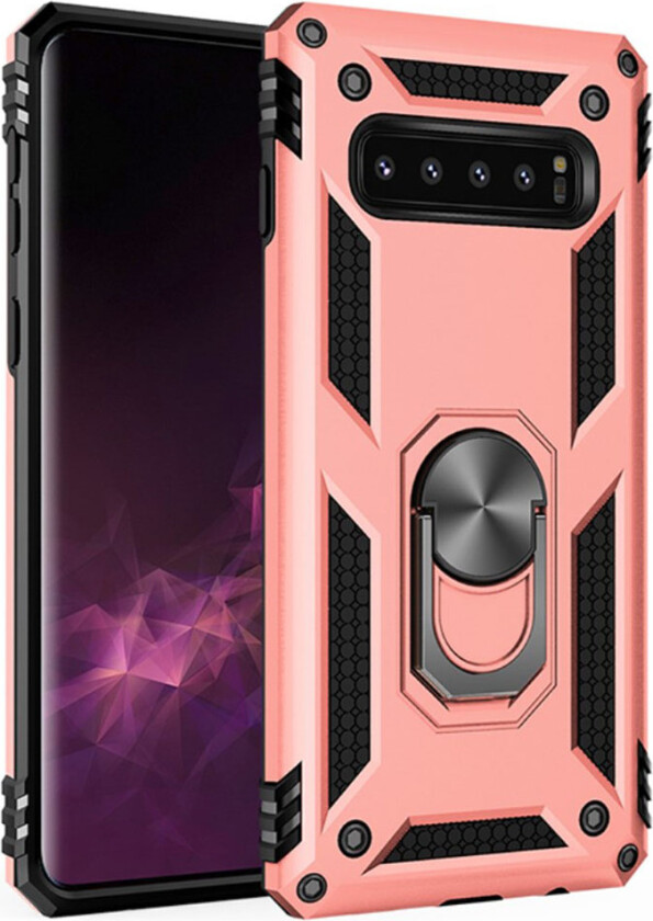 Bofink Combat Samsung Galaxy S10 Plus deksel - Rose gull