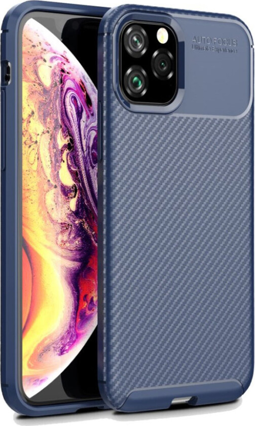 Carbon Shield iPhone 11 Pro deksel - Blå