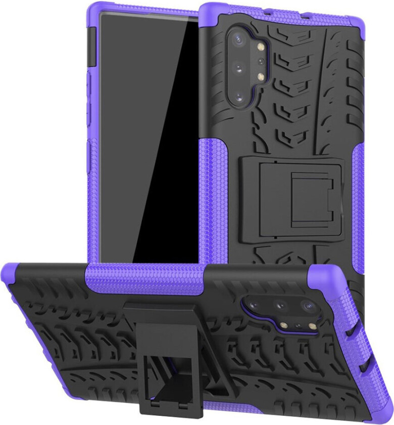 Offroad Samsung Galaxy Note 10 Pro deksel - Svart / Lilla