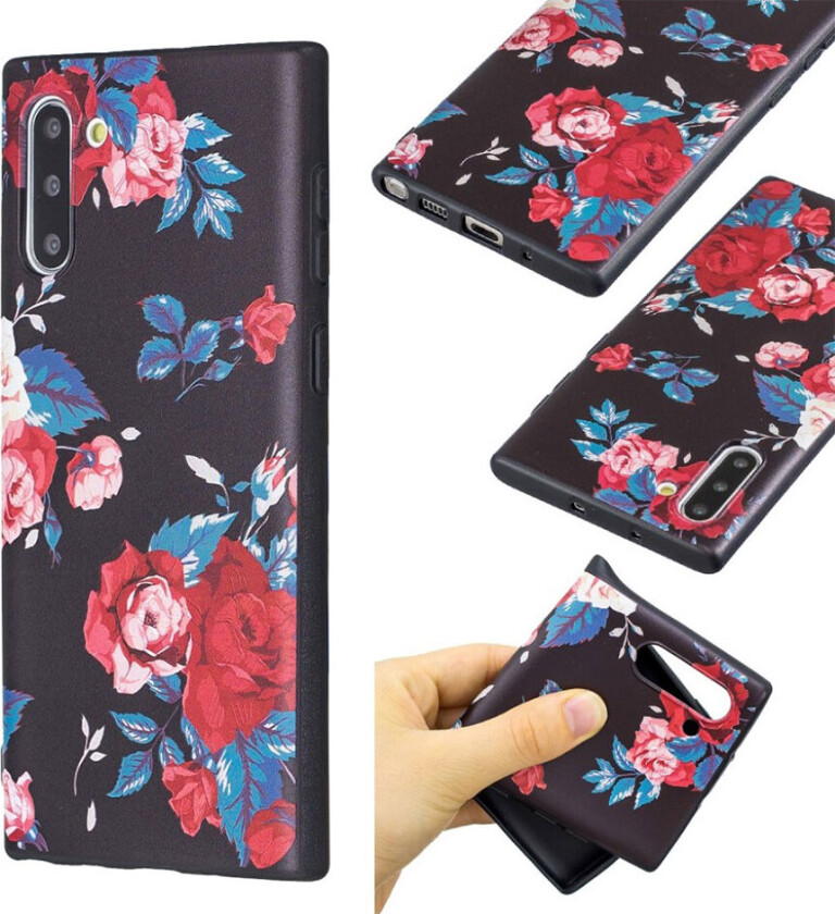 Imagine Samsung Galax Note 10 deksel - Fargerike blomster