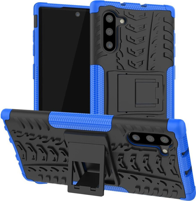 Offroad Samsung Galax Note 10 deksel - Svart / Blå