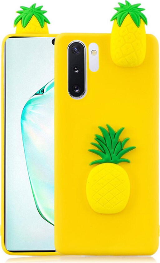 Cute 3D Samsung Galax Note 10 Pro deksel - Ananas