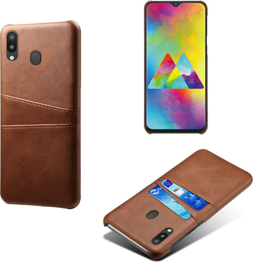 Dual Card Samsung Galaxy M20 deksel - Brun