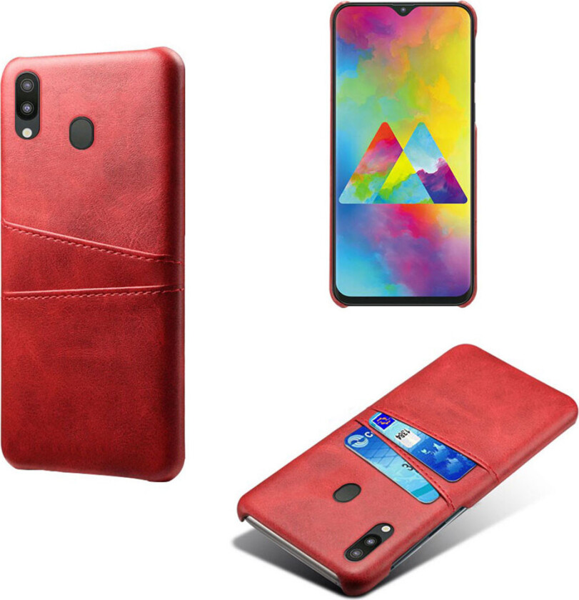 Dual Card Samsung Galaxy M20 deksel - Rød