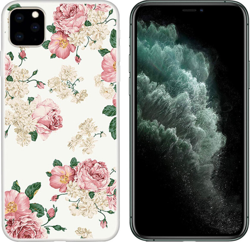 Deco iPhone 11 Pro Max deksel - Blomster