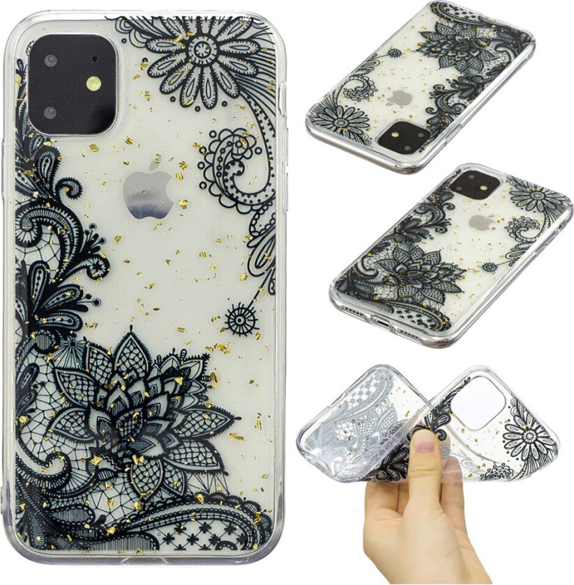 Deco iPhone 11 Pro Max deksel - Svarte blonder