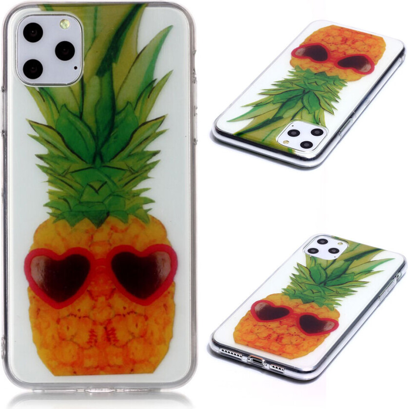 Deco iPhone 11 Pro Max deksel - ananas
