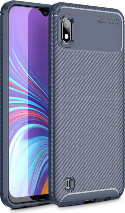 Carbon Shield Samsung Galaxy A10 deksel - Blå