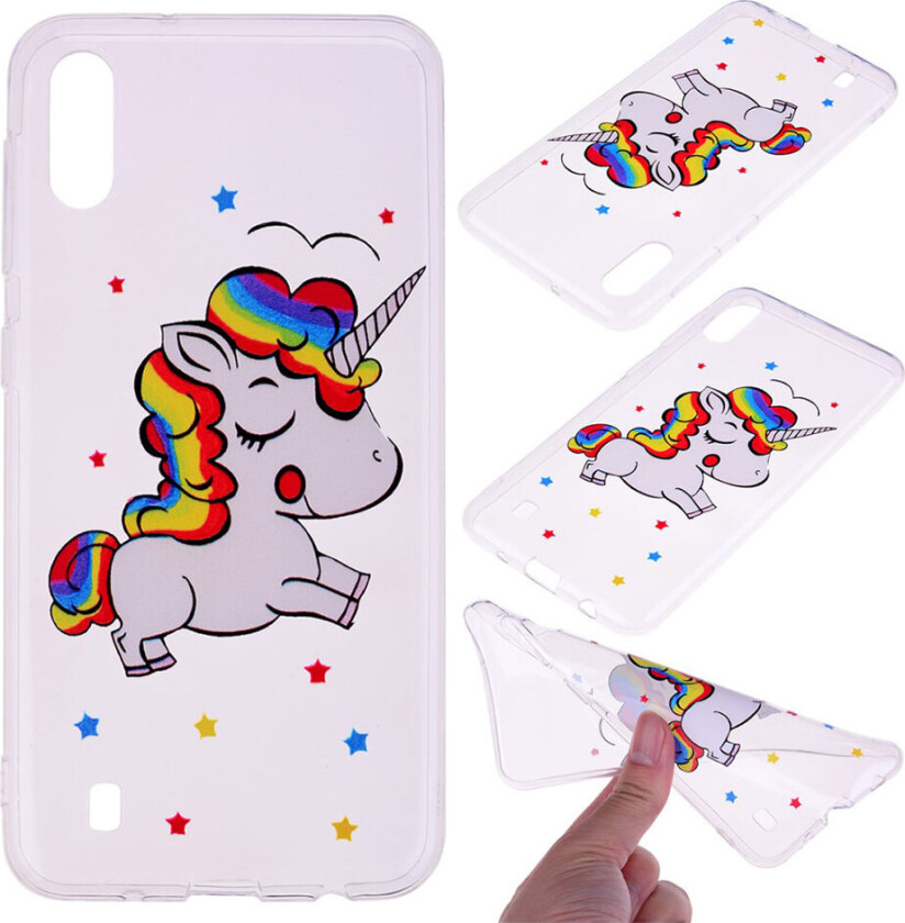 Deco Samsung Galaxy A10 deksel - enhjørning