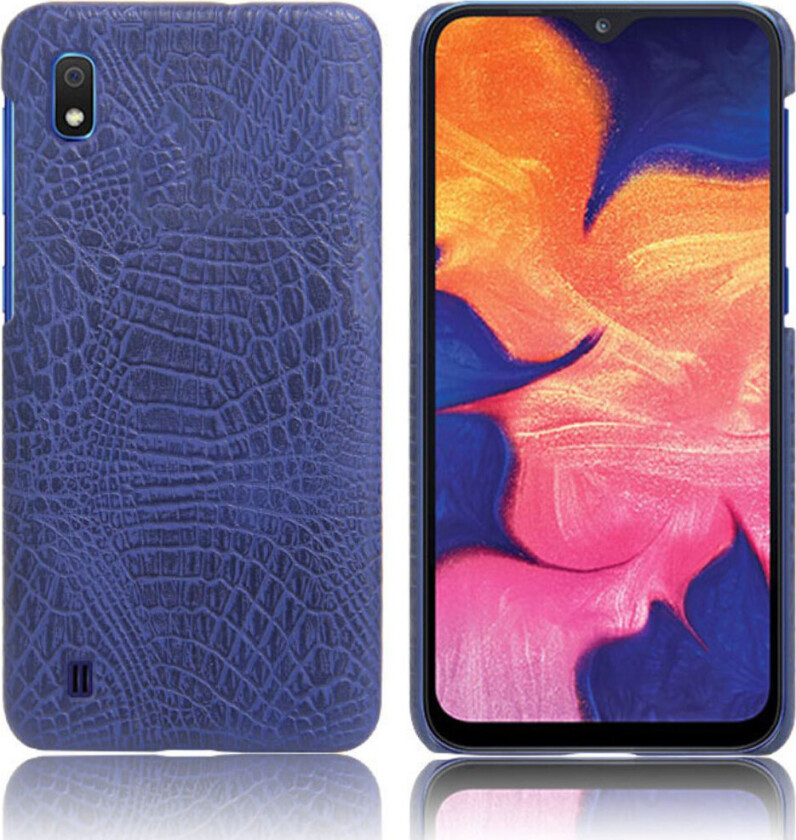 Croco Samsung Galaxy A10 deksel - Mørke blå