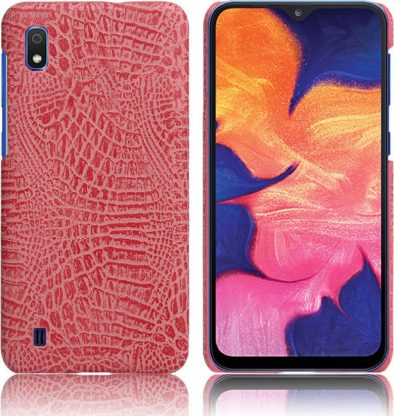 Croco Samsung Galaxy A10 deksel - Rosa