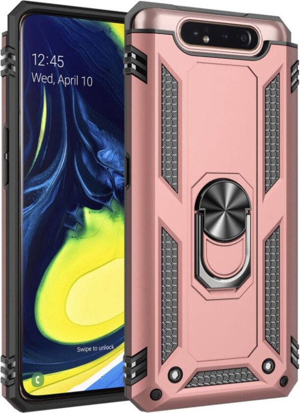 Bofink Combat Samsung Galaxy A80 deksel - Rose gull