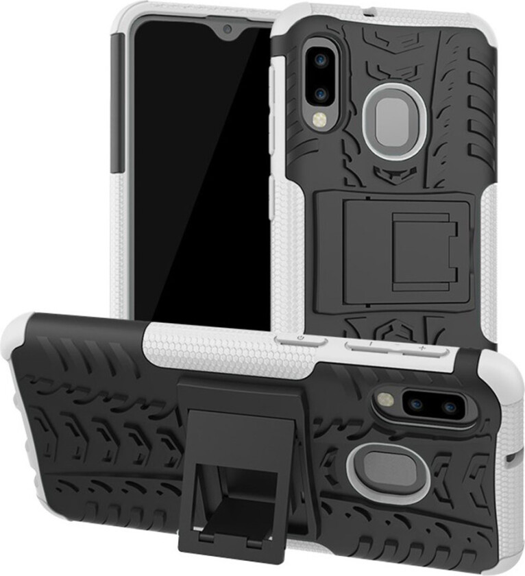 Offroad Samsung Galaxy A20e deksel - Hvit