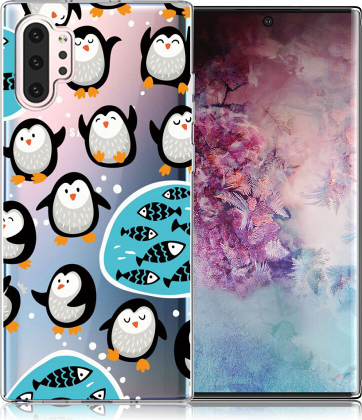 Deco Samsung Galaxy Note 10 Pro deksel - Pingviner