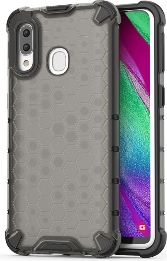 Bofink Honeycomb Samsung Galaxy A40 deksel - Svart