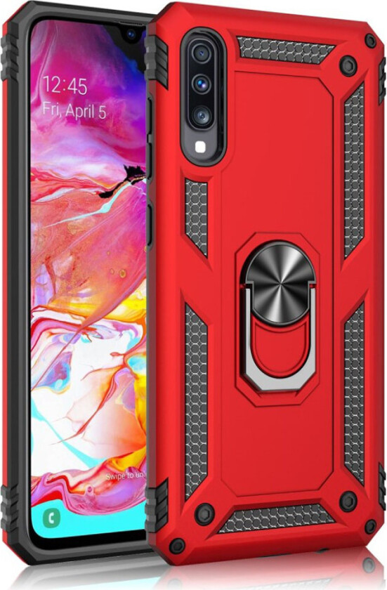 Bofink Combat Samsung Galaxy A70 deksel - Rød