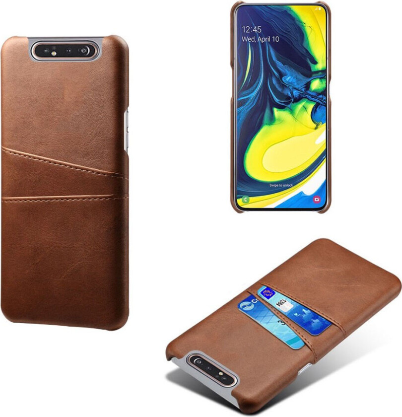 Dual Card Samsung Galaxy A80 deksel - Brun