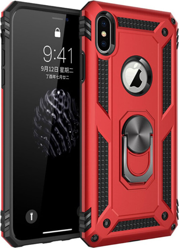 Bofink Combat iPhone XS deksel - Rød