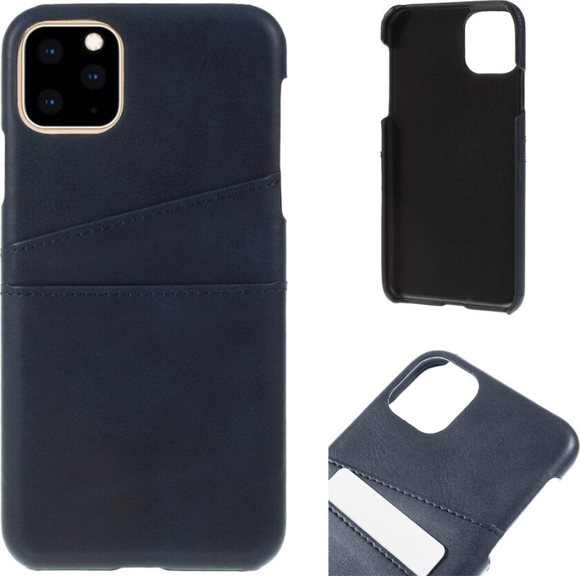 Dual Card iPhone 11 Pro Max deksel - Blå