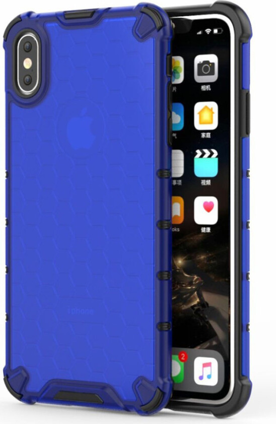 Bofink Honeycomb iPhone Xs Max deksel - Blå