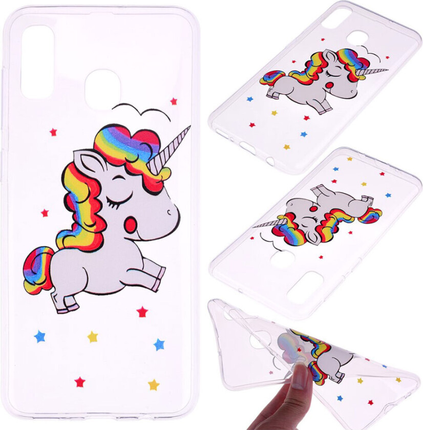 Deco Samsung Galaxy A40 deksel - Unicorn
