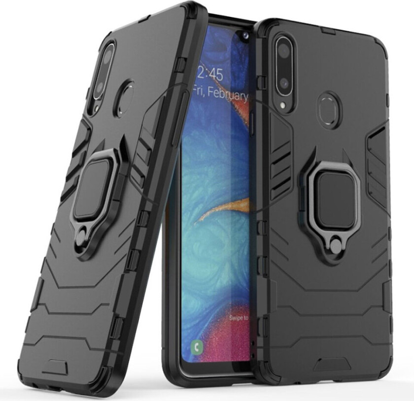 Ring Guard Samsung Galaxy A20s deksel - Svart