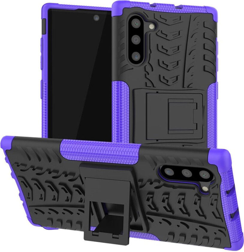 Offroad Samsung Galax Note 10 deksel - Svart / Lilla
