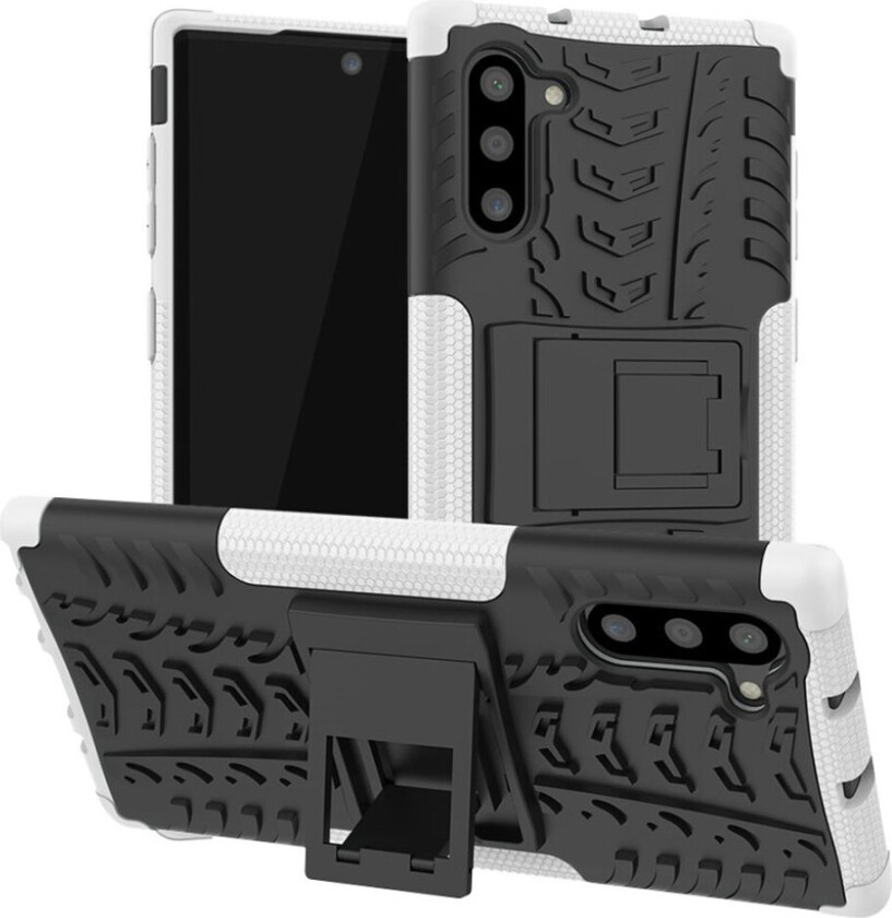 Offroad Samsung Galax Note 10 deksel - Svart / Hvit