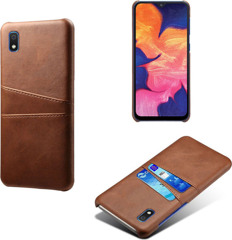 Dual Card Samsung Galaxy A10e deksel - Brun