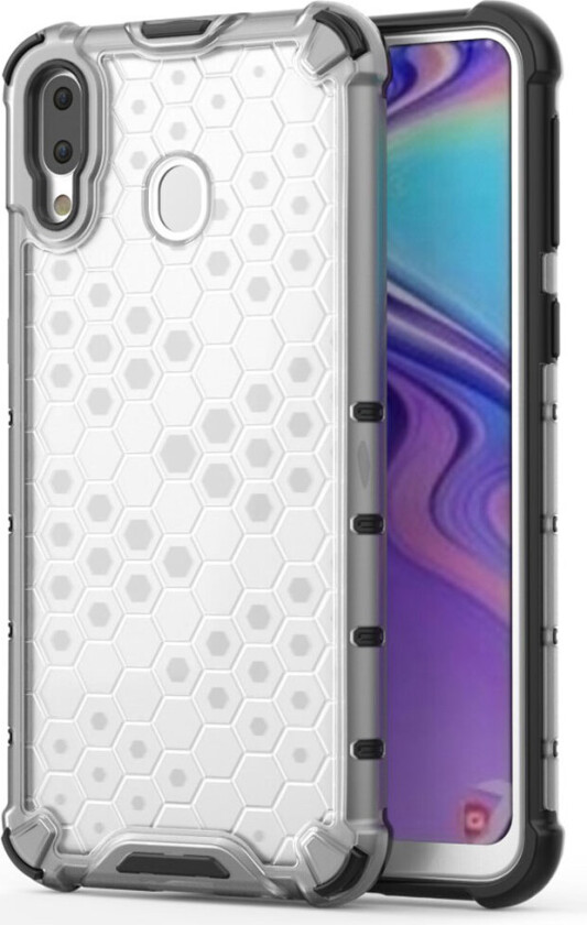 Bofink Honeycomb Samsung Galaxy M20 deksel - Hvit