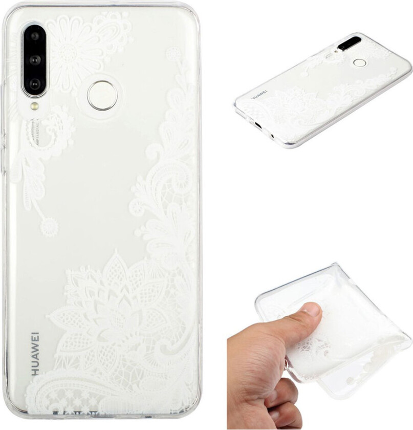 Deco Samsung Galaxy M20 deksel - Blonderblomst