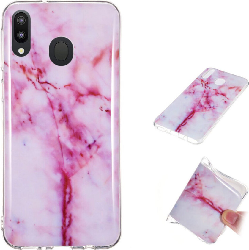 Marble Samsung Galaxy M20 deksel - Rose Marble