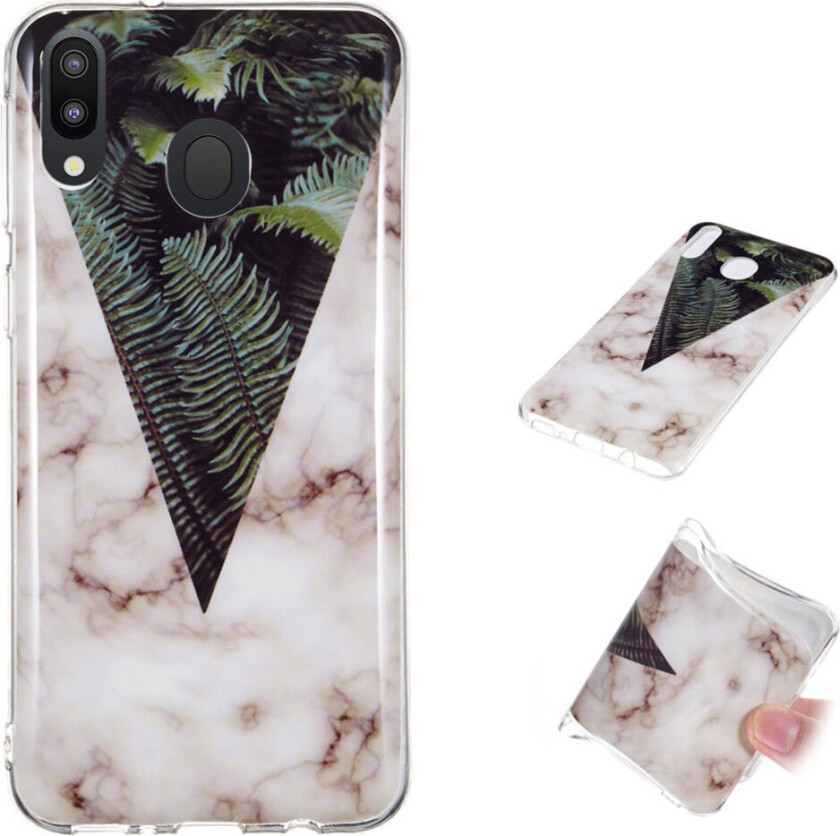 Marble Samsung Galaxy M20 deksel - løvmønster marmor