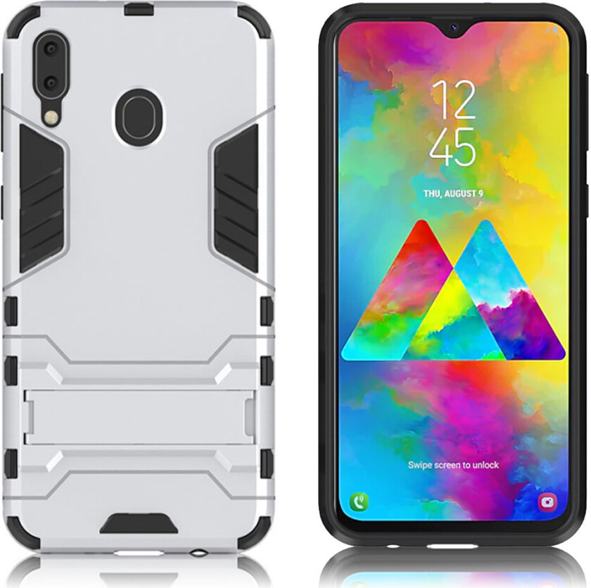 Cool Guard Samsung Galaxy M20 deksel - Sølv