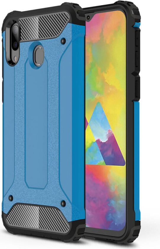 Armour Guard Samsung Galaxy M20 deksel - Baby blå