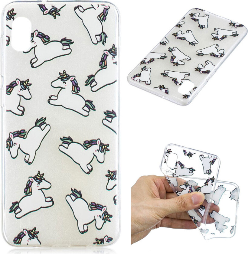 Deco Samsung Galaxy A10 deksel - enhjørning